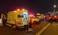 مصرع شخص واصابة 10 اشخاص منها اصابات خطيرة بحادث طرق على شارع 6